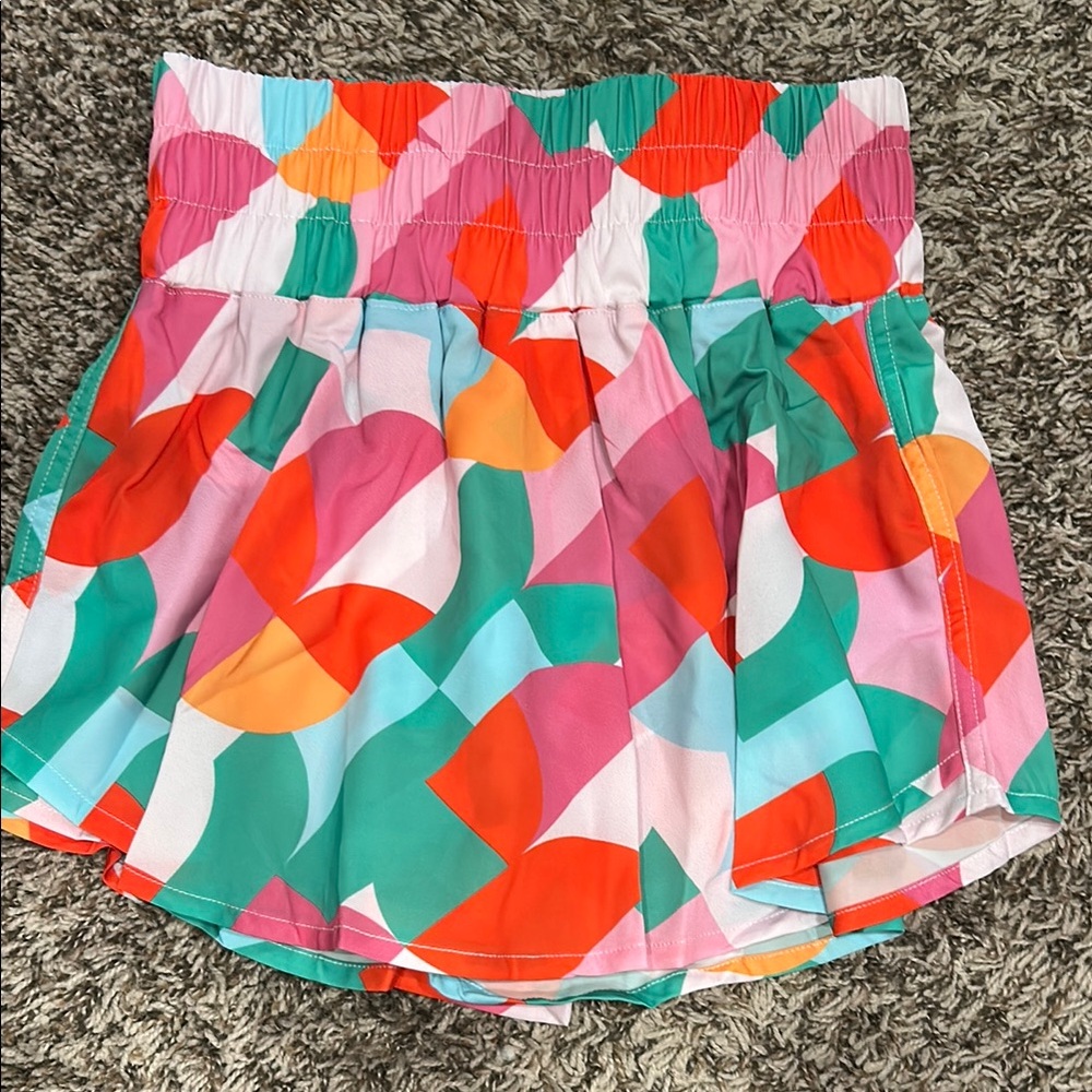 Colorful Geometric Women's Shorts